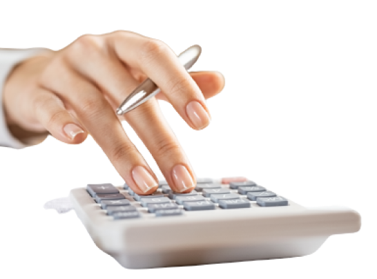 representação visual de uma calculadora de retorno sobre o investimento (ROI)